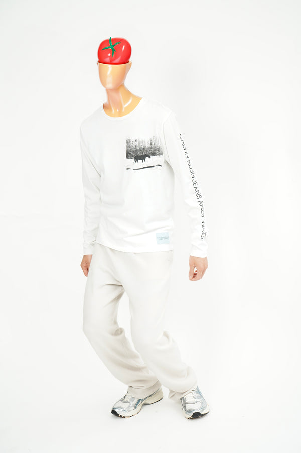"CALVIN KLEIN JEANS" -"ANDY WARHOL"Printed L/S Tee-