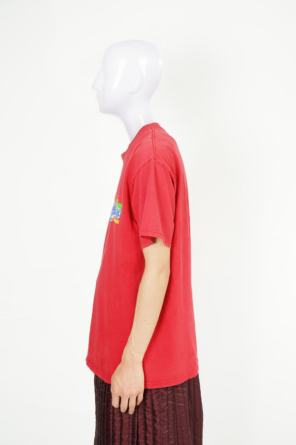 90's "TRIBAL USA" -Logo Printed S/S Tee-