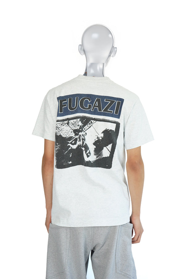 90's "FRUIT OF THE LOOM" -"FUGAZI" Band Printed S/S Tee-