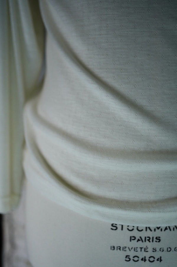 CCCA18UNI A -Wool Mock Neck T-