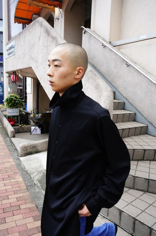 LAURENCE -High Neck Opera Shirt-