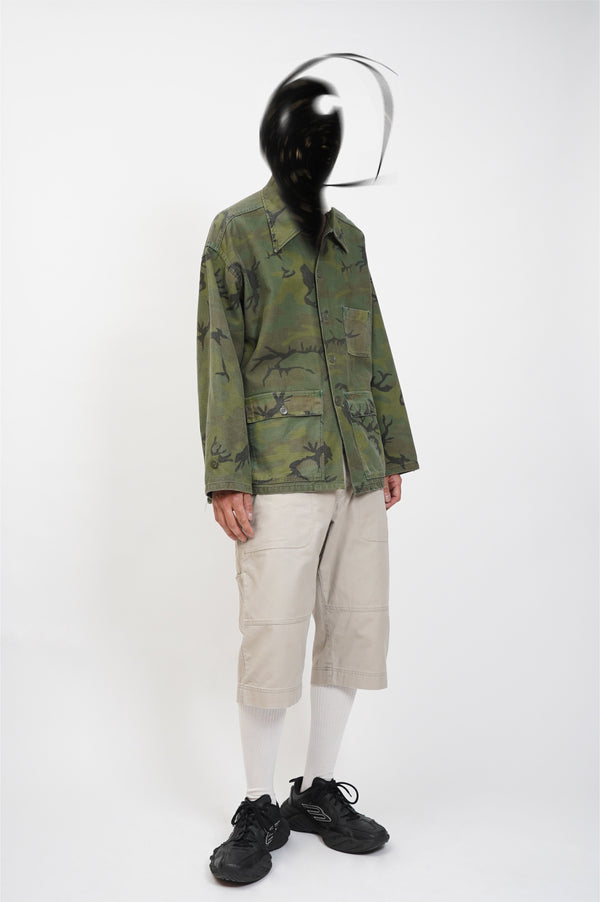 "NIKE ACG" -Cotton Duck Cropped Shorts-
