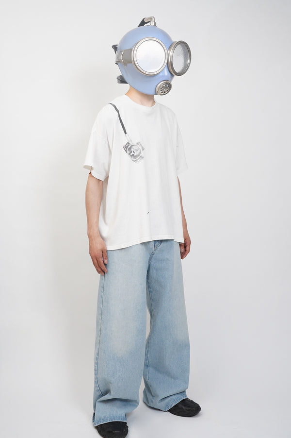 90`s "RAINBOW GRAPHICS" -Cylinder Printed S/S Tee-