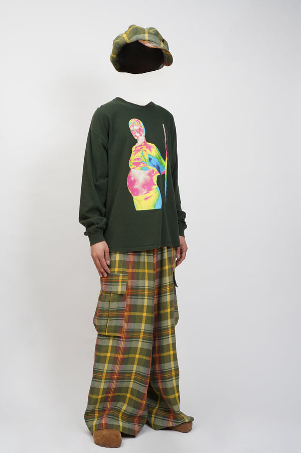 2018`s "UNKNOWN" -"Brockhampton/Iridescence" Printed L/S Tee-