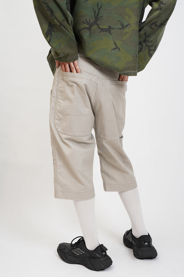 "NIKE ACG" -Cotton Duck Cropped Shorts-