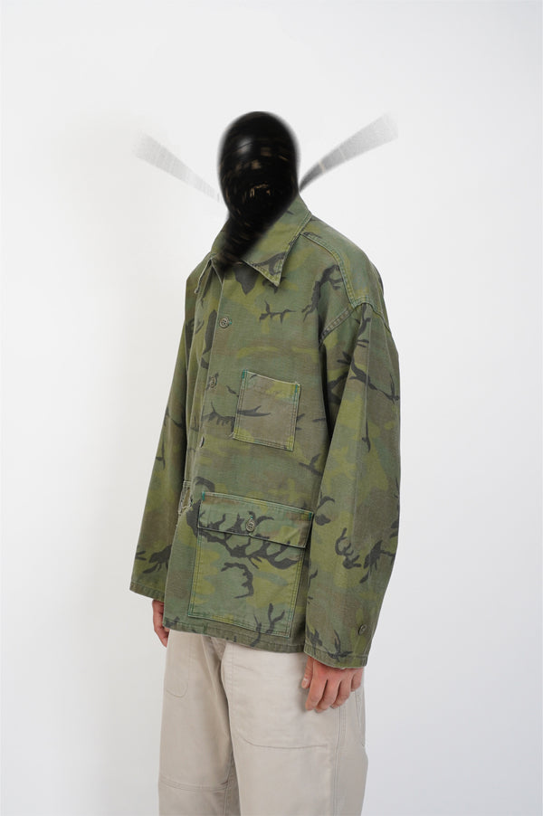 60`s "KAMO" -Civilian Leaf Camouflage Jacket-