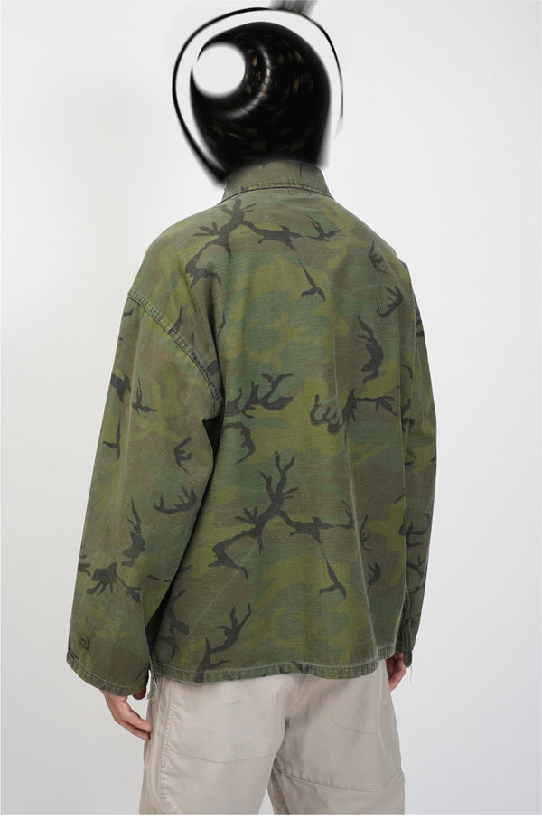 60`s "KAMO" -Civilian Leaf Camouflage Jacket-