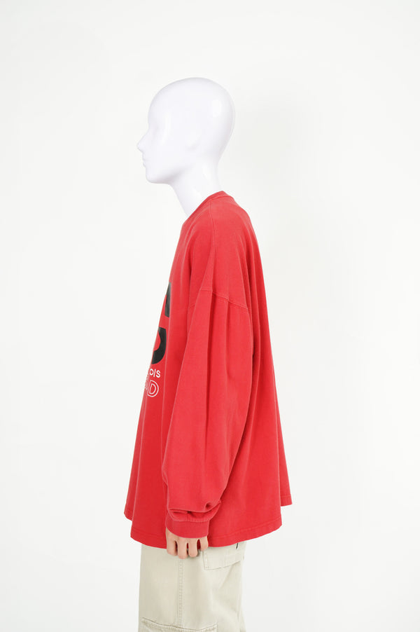 "MARITHE FRANCOIS GIRBAUD" -Logo Printed L/S Wide Tee-