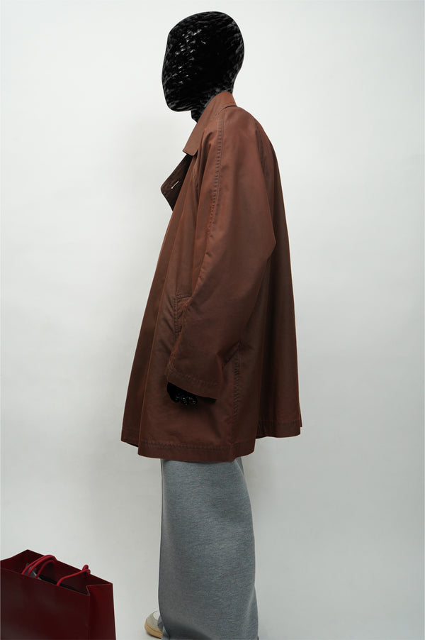 80`s "HAI Sporting Gear" -Cotton Wide Half Coat-