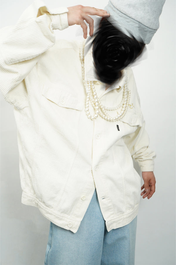 "SEAN JOHN" -Cords Big Trucker Jacket-