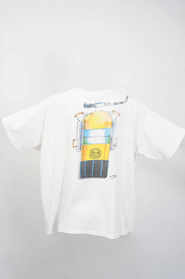 90`s "RAINBOW GRAPHICS" -Cylinder Printed S/S Tee-