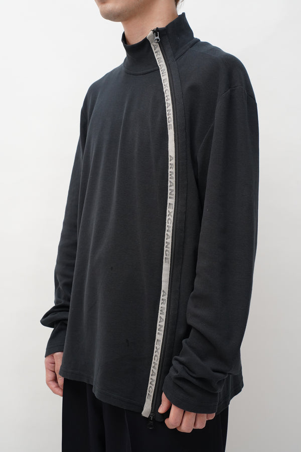 "ARMANI EXCHANGE" -Zip Design M/N L/S Tee-