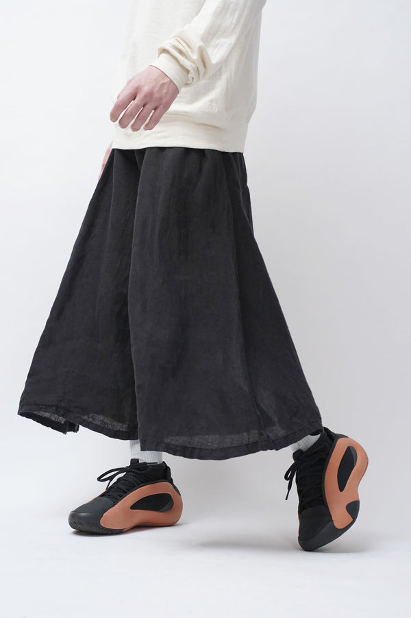 "UNKNOWN" -Design Linen Wide Pants-
