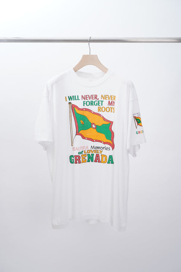 80's "UNKNOWN" -"GRENADA" Print S/S Tee-