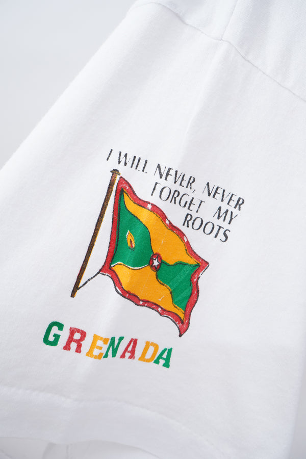 80's "UNKNOWN" -"GRENADA" Print S/S Tee-