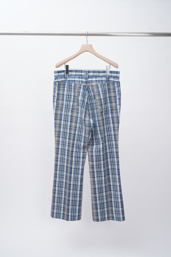 70's "Levi's" -"546" Check Pattern Flare Pants-