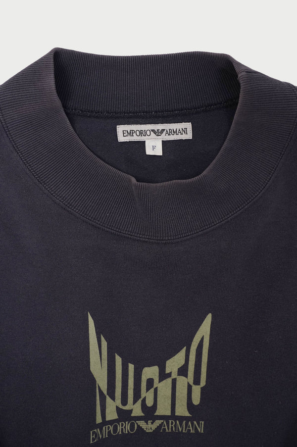 90's "EMPORIO ARMANI" -Logo Printed L/S Tee-