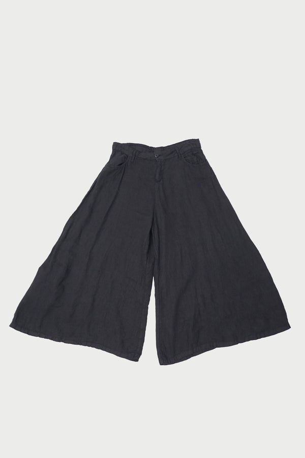 "UNKNOWN" -Design Linen Wide Pants-