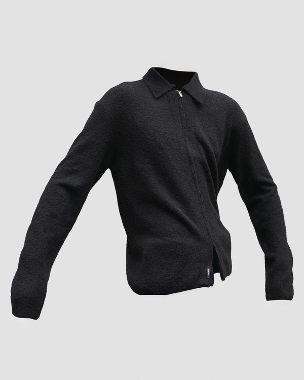 -Boucle Zip Shirt-