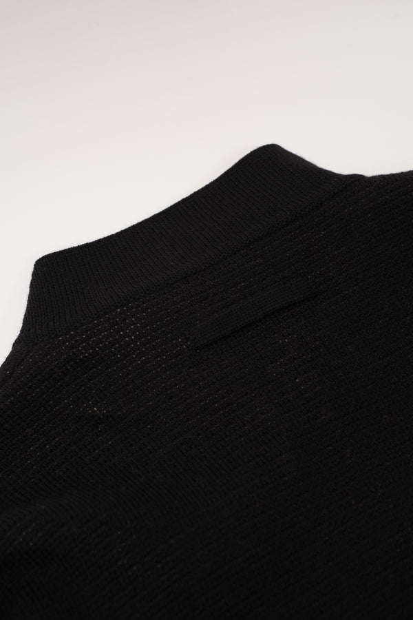 "Jean Paul Gaultier EQUATOR" -Jacquard Knit Zip Up Jacket-