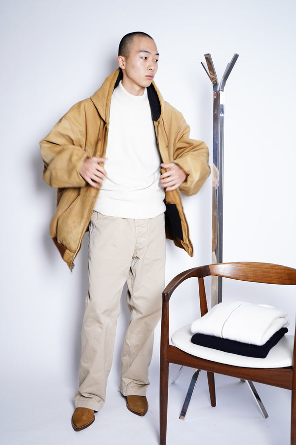 NIGEL -Mock Neck Alpaca Pullover-