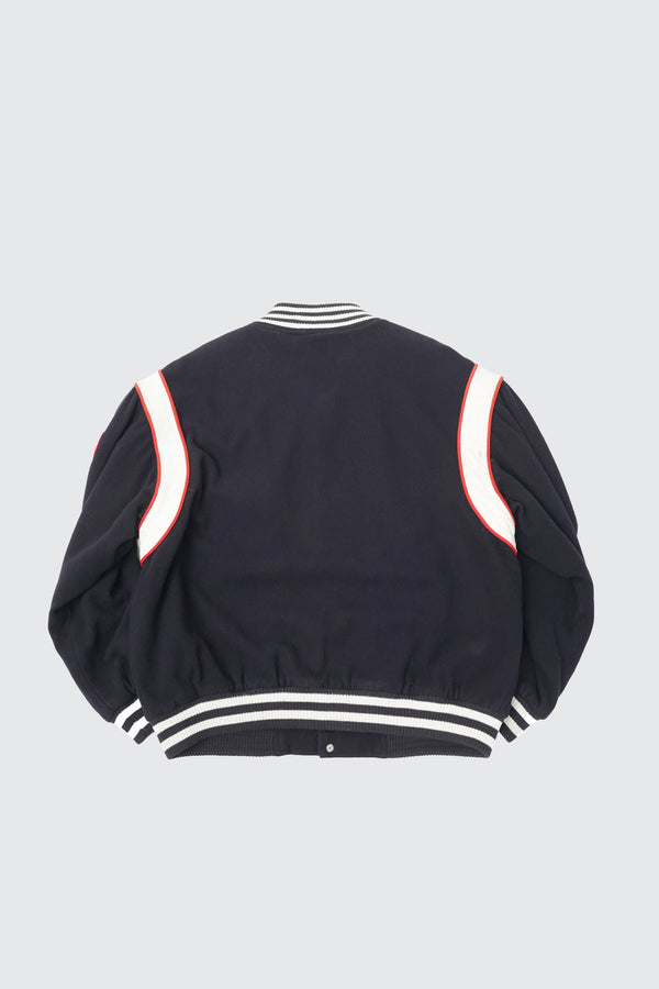 90's "FILA" -Logo Patch Stadium Jacket-