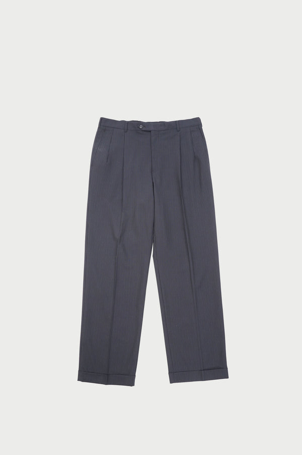 "346 BROOKS BROTHERS" -Stripe Pattern 2Tuck Slacks-