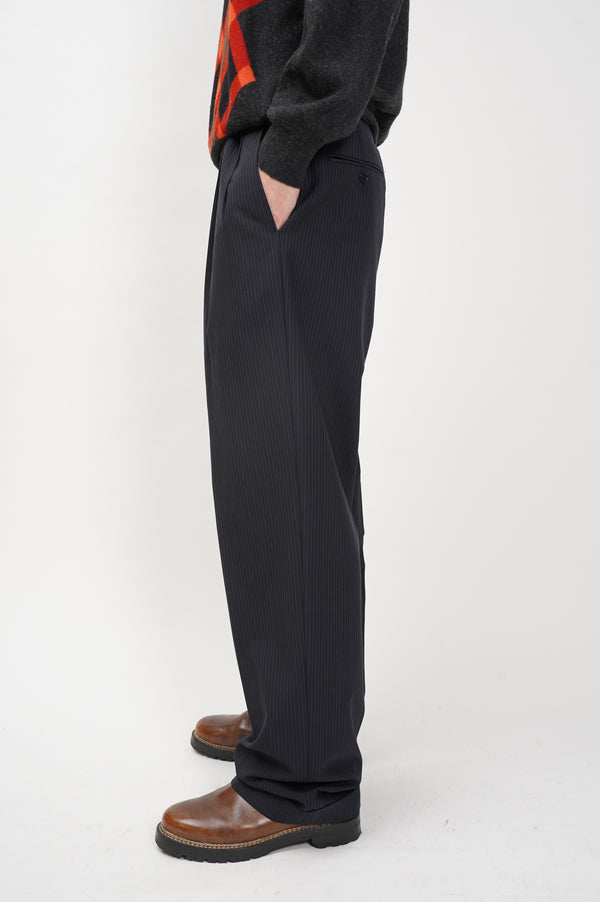 "346 BROOKS BROTHERS" -Stripe Pattern 2Tuck Slacks-