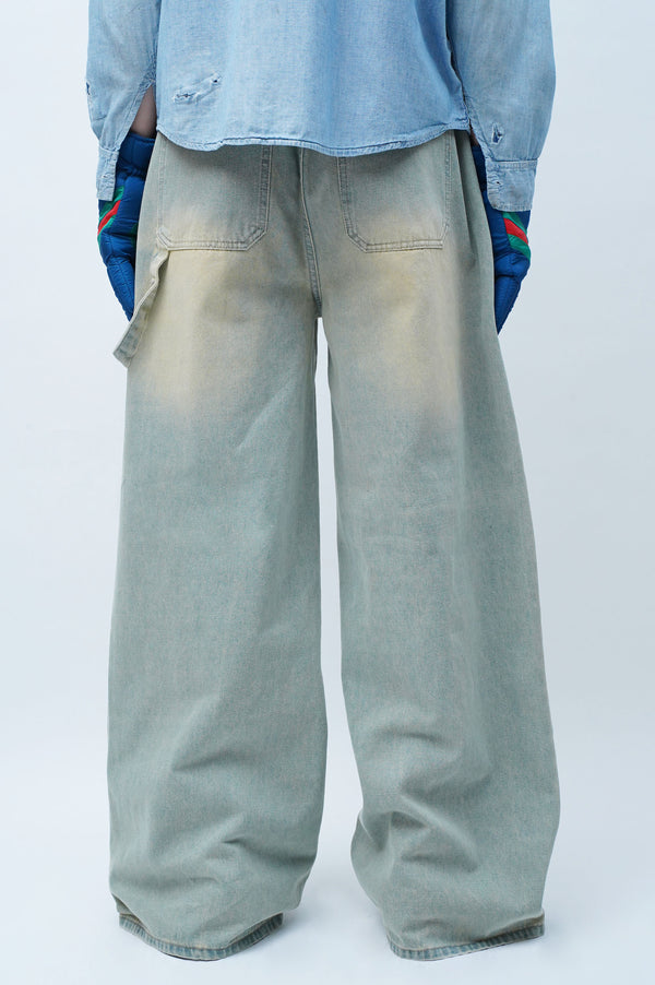 "UNKNOWN" -Baggy Painter Denim-