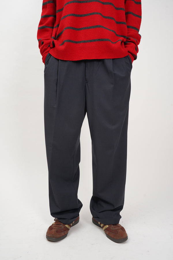 "346 BROOKS BROTHERS" -Stripe Pattern 2Tuck Slacks-