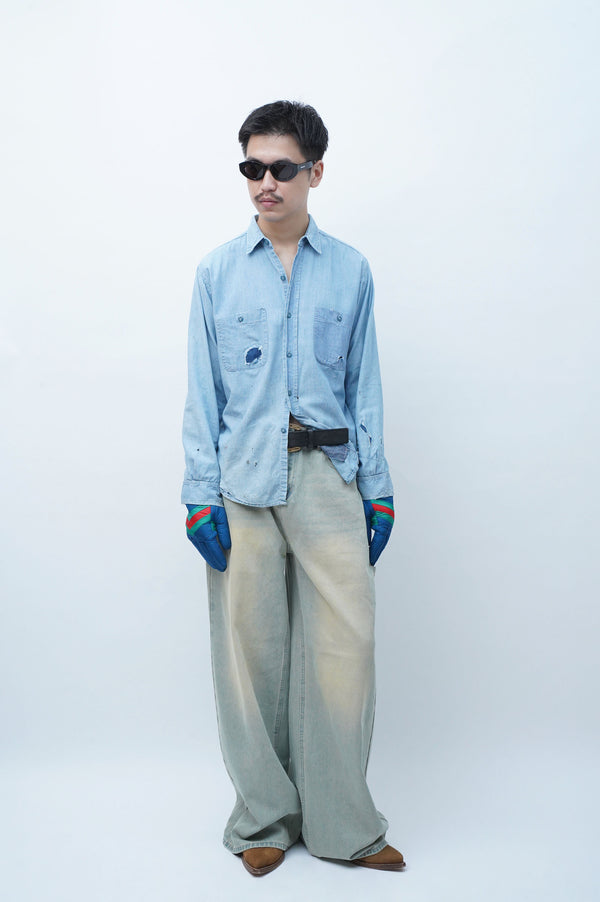 50's "Beltex" -Chambray Work Shirts-