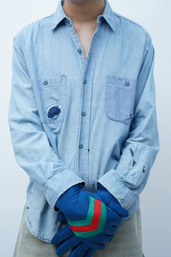 50's "Beltex" -Chambray Work Shirts-