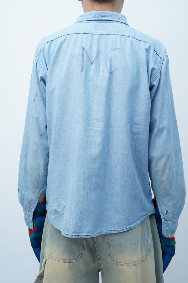 50's "Beltex" -Chambray Work Shirts-