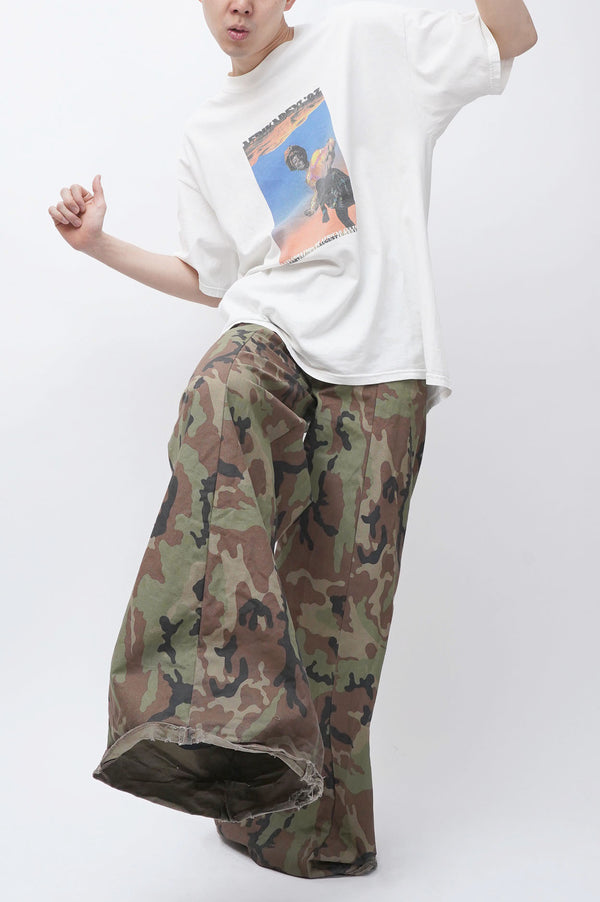90's "Hanes" -African Woman Printed S/S Tee-