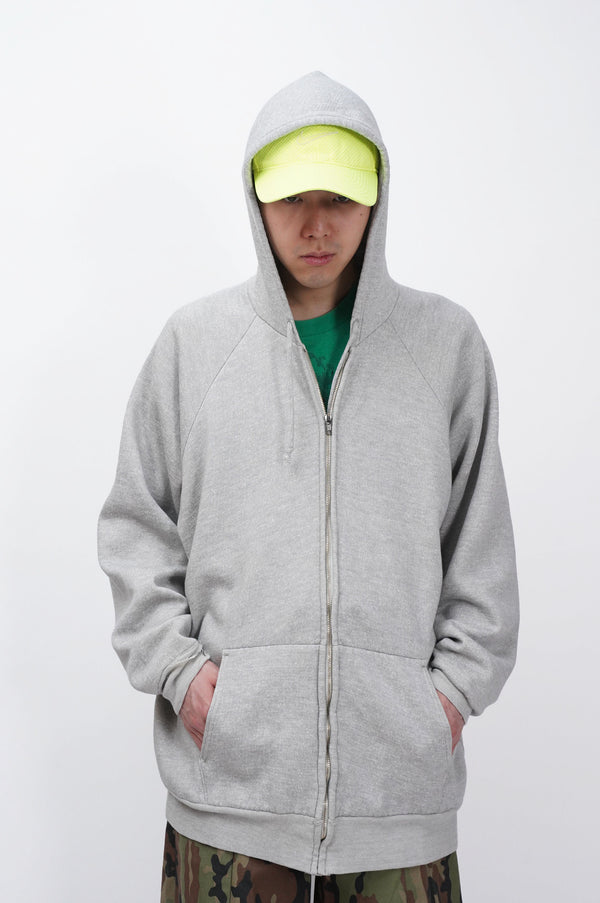 90's "MAN SIZED" -Thermal Liner ZIp Sweat Parka-
