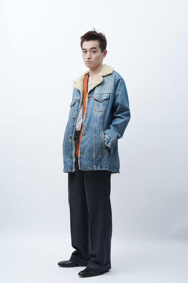 "Levi's" -"71595" Boa Liner Denim Coat-
