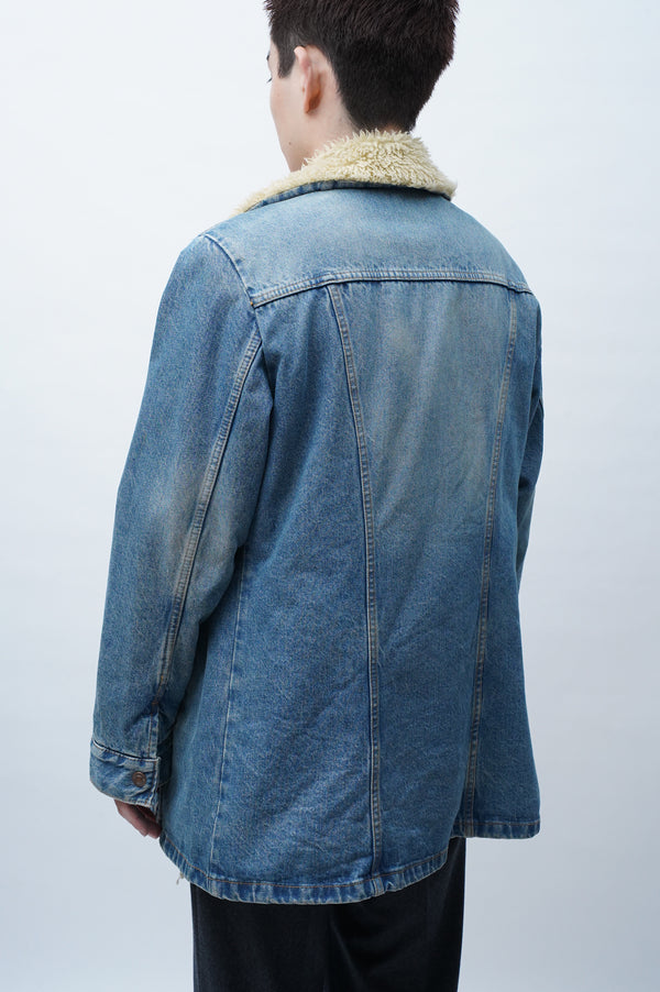 "Levi's" -"71595" Boa Liner Denim Coat-