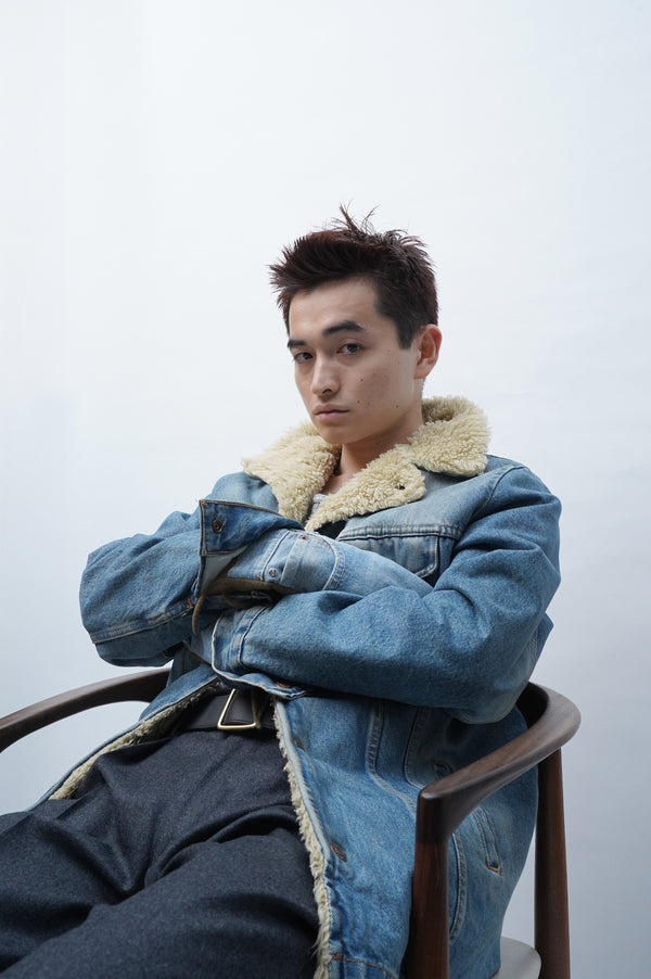 "Levi's" -"71595" Boa Liner Denim Coat-