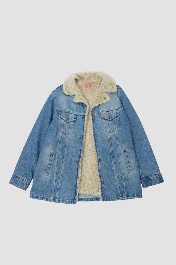 "Levi's" -"71595" Boa Liner Denim Coat-