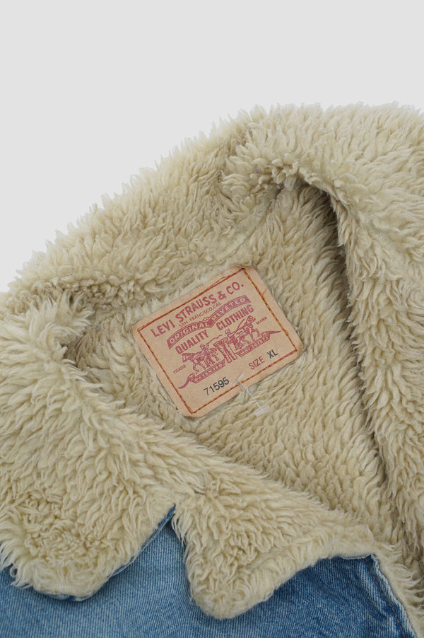"Levi's" -"71595" Boa Liner Denim Coat-