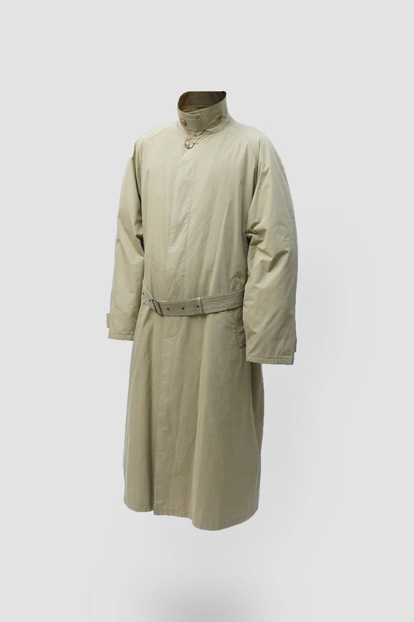 90's "GIORGIO ARMANI" -Cotton Padded Soutien Collar Coat-