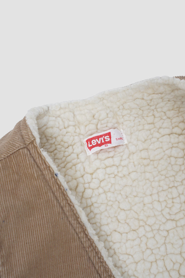 70's "Levi's" -Corduroy Boa Vest-