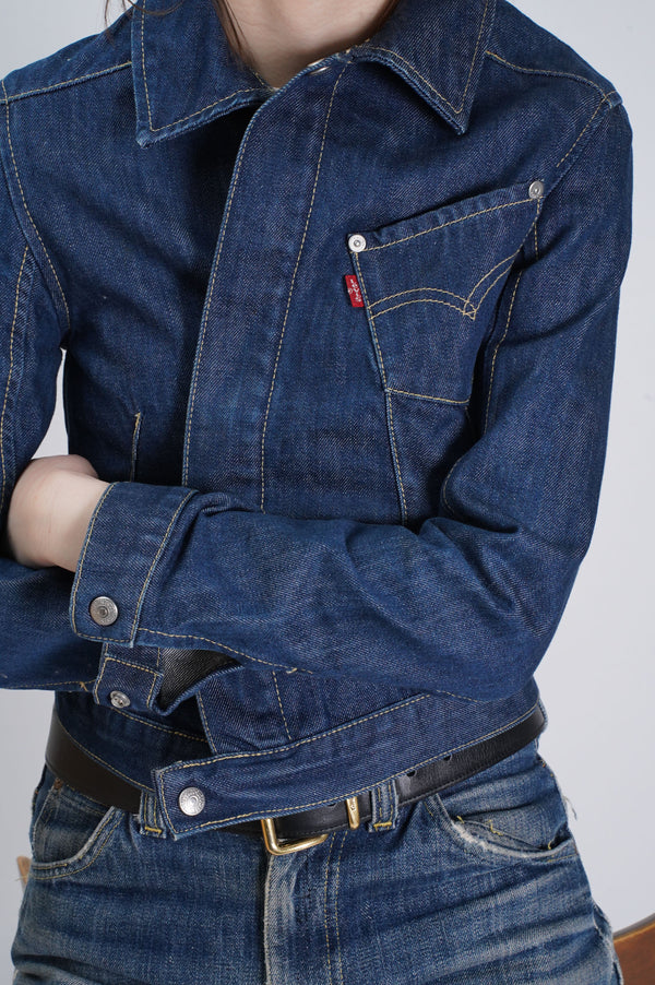 2000's EURO "Levi's ENGINEERED JEANS" -Denim Zip Jacket-