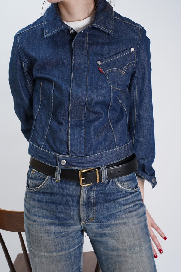 2000's EURO "Levi's ENGINEERED JEANS" -Denim Zip Jacket-