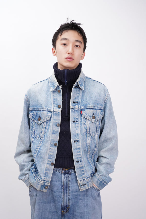 80's "Levi's" -70506 Denim Trucker Jacket-