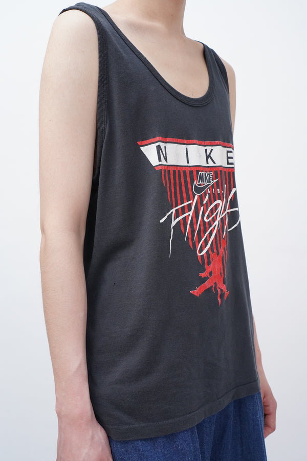 90's "BOOTLEG NIKE" -"AIR JORDAN" Logo Printed Tank Top-