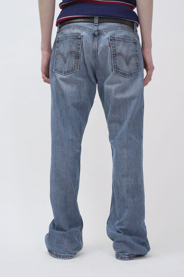 "Levi's" -"527" Low Boot Cut Denim Pants-