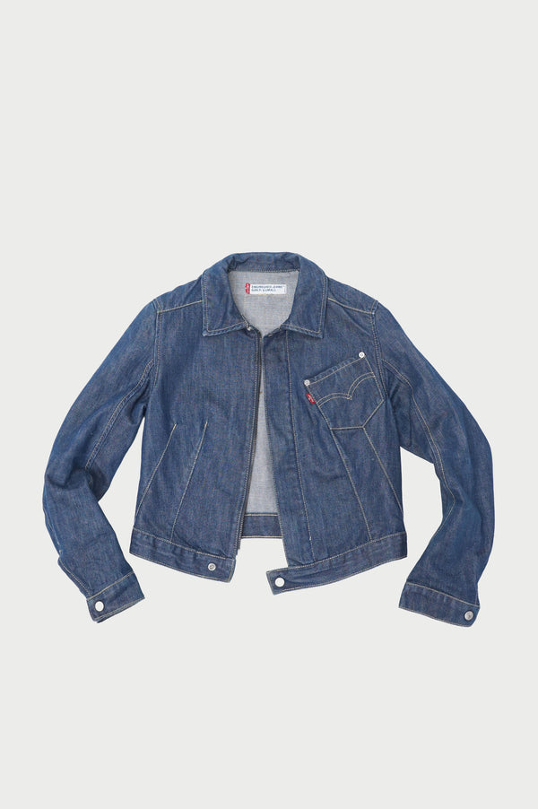 2000's EURO "Levi's ENGINEERED JEANS" -Denim Zip Jacket-