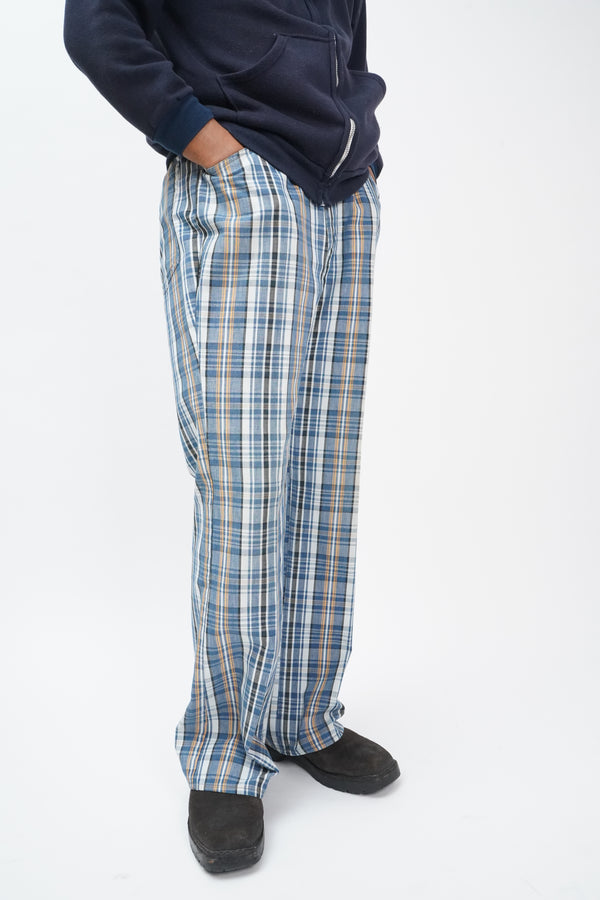 70's "Levi's" -"546" Check Pattern Flare Pants-