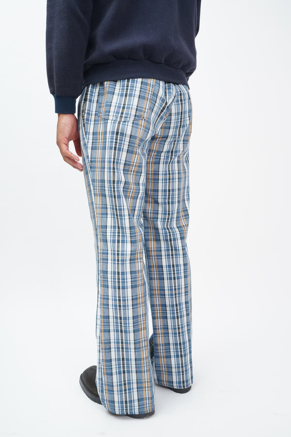 70's "Levi's" -"546" Check Pattern Flare Pants-